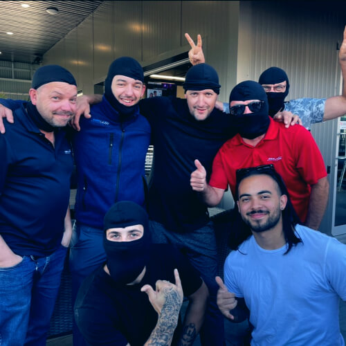 Groupe d'employés de EBM Laser